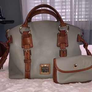 Dooney and Bourke Domed Satchel (Smoke Gray)